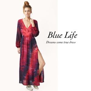 Blue Life "Dreams Come true "maxi dress